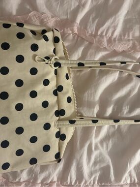 Polka Dot BAGGU Bowler bag